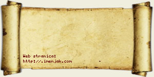 Isidora Dunjić vizit kartica